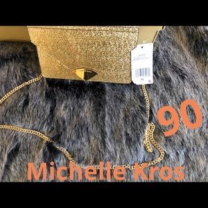 Gold Michelle Kros purse